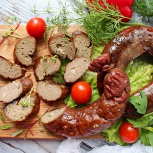 Kiełbasa pieczona z wątróby