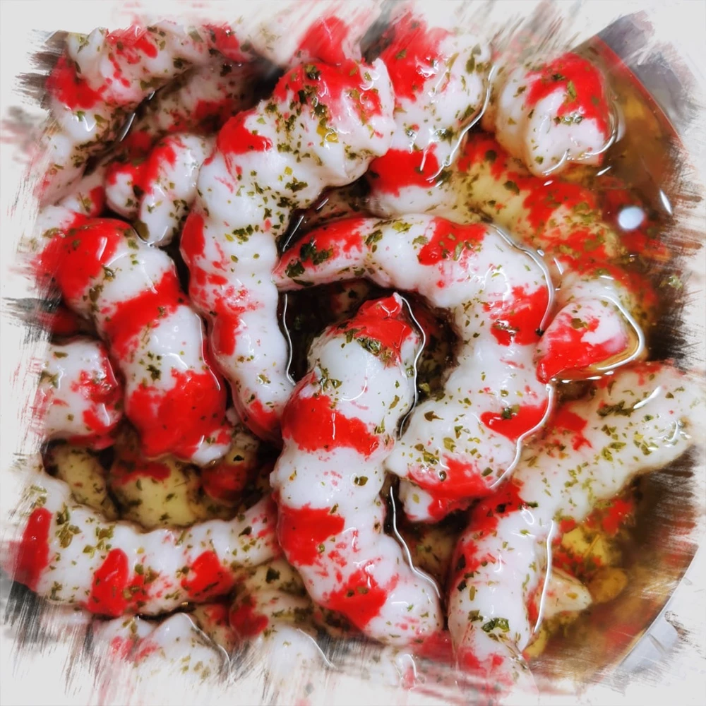 Krewetki surimi w sosie jogurtowym