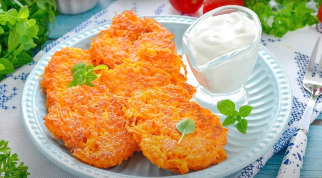 Placki z marchewki