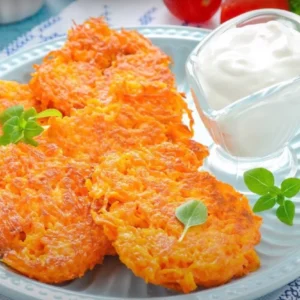 Placki z marchewki