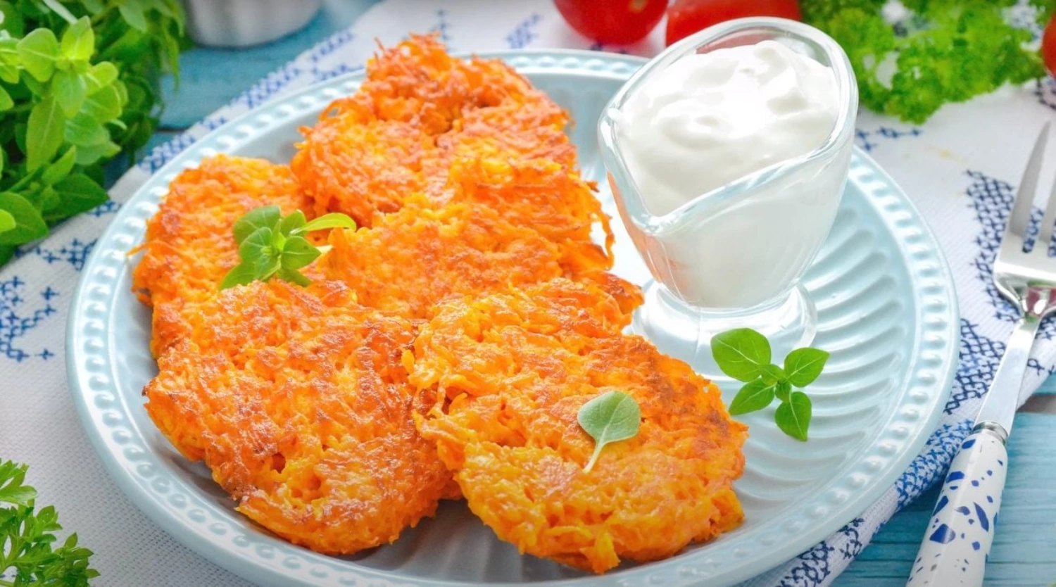 Placki z marchewki
