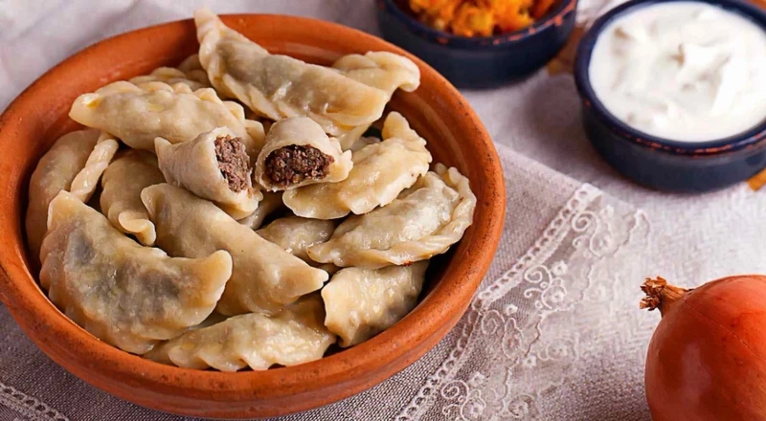 Pierogi z wątróbką