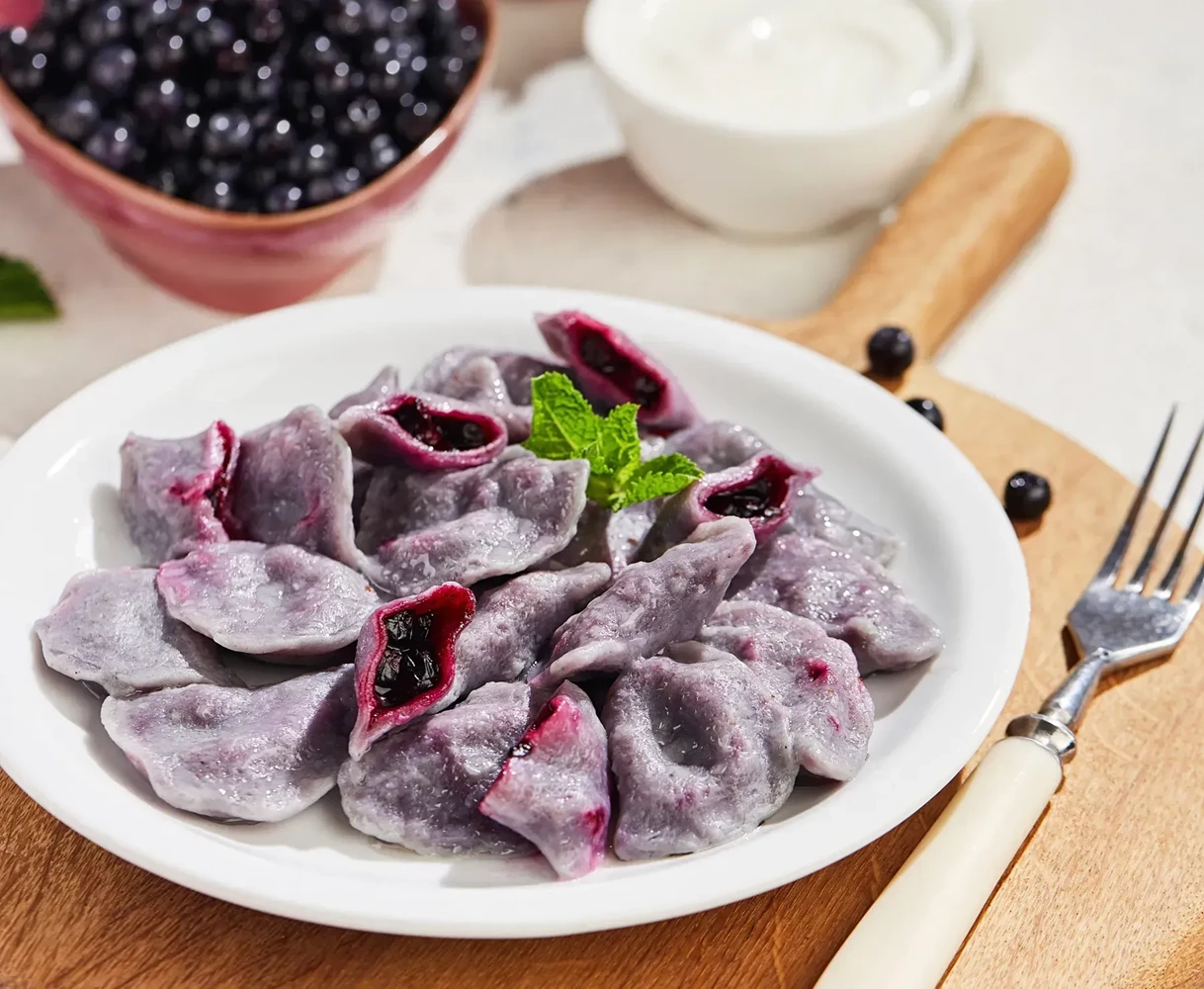 Pierogi z jagodami – VIVILIV – Gdańsk